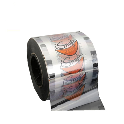 فیلم مهر و موم حرارتی قابل لایه برداری خودکار PET PE سفارشی برای سینی پلاستیکی چاپ شده است