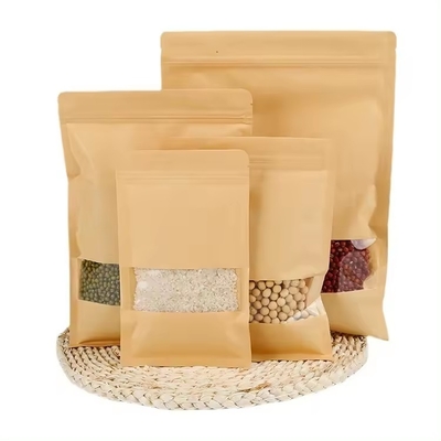 100g-1000g کیسه های بسته بندی ایستاده برای مقادیر مختلف مواد غذایی