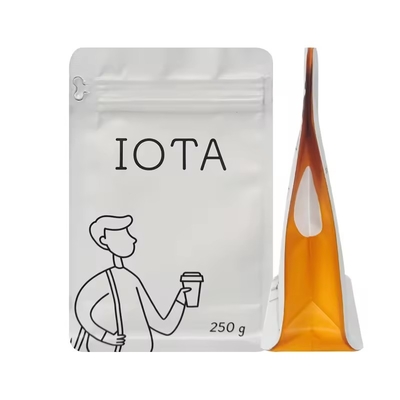 بازیافتی سفارشی چاپی تخت پایین 250g 1Lb فنجان کیف کیسه های دریچه جانبی Gusset بسته بندی جانبی