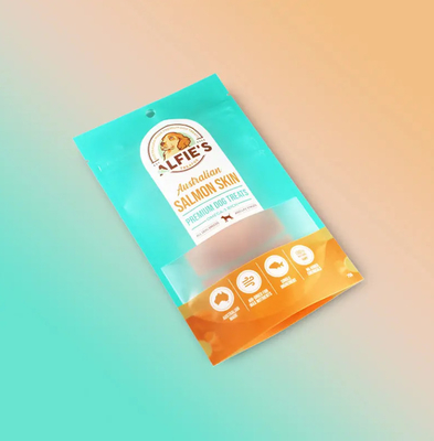 طراحی سفارشی بسته بندی زپ کیسه پلاستیکی بسته بندی کیسه لوگو حیوان خانگی میان وعده غذا سگ درمان گربه پلاستیکی کیسه میان وعده حیوان خانگی