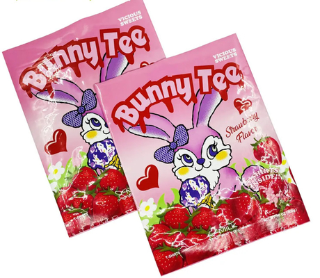 مهر گرمایی سفارشی مهر پشتی پلاستیکی شیرینی آجیل کیسه مایلر Energy Mushroom Chocolate Bar بسته بندی کیسه