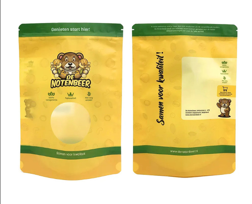 بسته سفارشی Doypack بالا بایستید زپ میوه های خشک بسته بندی مواد غذایی کیسه بادام زمینی کیسه گردو کاج بادام زمینی مخلوط آجیل کیشو بسته بندی