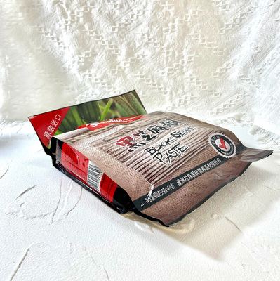 OEM اندازه سفارشی BOPP Side Gusset Pouch ورق آلومینیومی پوشیده شده رنگ چاپی سسامی بسته بندی مواد غذایی کیسه های حرارت مواد PE