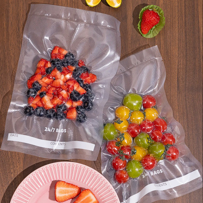 Custom Printed Heavy Duty Embossed Vacuum Pack Food Storage Embossed Vacuum Bags