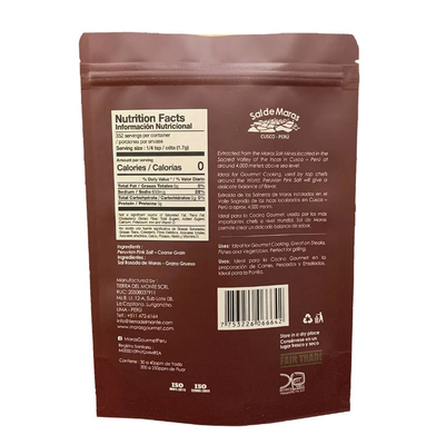 Kraft Paper Sachet Stand Up Pouch Kraft Paper Bag With Window, Sachet Kraft Stand Up Paper Pouch