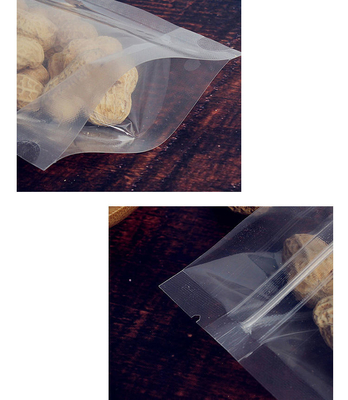 100 عدد کیسه ایستاده شفاف با زیپ کیپ، کیسه بستهبندی هدیه قابلبسته شدن مجدد برای نگهداری مواد غذایی