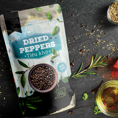 کیسه بسته بندی ادویه جات کیسه بسته بندی پلاستیکی ادویه جات بابریکا کیسه بسته بندی مواد غذایی بسته بندی مهر و موم شده زپ