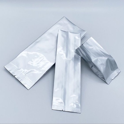 کوله های پودری آلومینیومی ضد رطوبت لایه دار مهر گرمایی طرفی گسیت پاکت خلاء ورق آلومینیومی برای ذخیره سازی