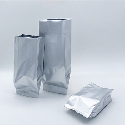 کوله های پودری آلومینیومی ضد رطوبت لایه دار مهر گرمایی طرفی گسیت پاکت خلاء ورق آلومینیومی برای ذخیره سازی