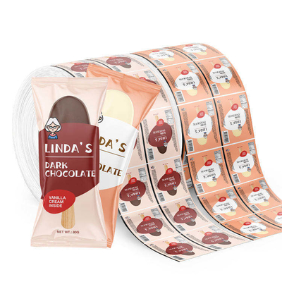 فیلم رول پلاستیکی بستهبندی مواد غذایی با چاپ سفارشی، بستهبندی بستنی، فیلم رول لمینت شده با فویل آلومینیومی