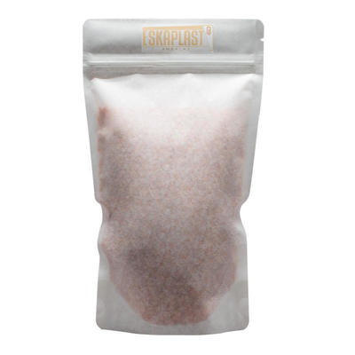 کیسه پوست گاو سفید (کیسه ایستاده) با پنجره کوچک، زیپ چاپ شده سفارشی، کیسه ایستاده کاغذ کرافت / کیسه بسته بندی مواد غذایی