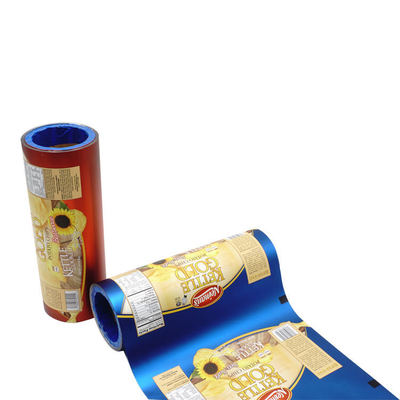 Laminated BOPP/VMCPP Food Grade Plastic Pouch Film Roll For Packing Machine