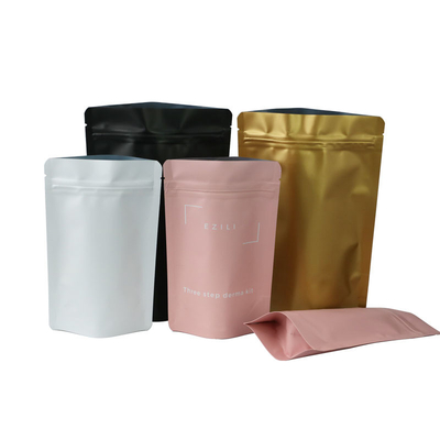 کیسه های بسته بندی فویل آلومینیومی چاپ شده با اسکراب بدن کیسه های ایستاده سفارشی